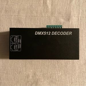 AMKI DMX512 LED Decoder Controller for RGB Tape Strip Light Dimmer 4 Channel